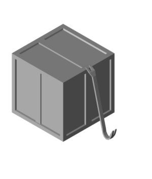 Crowbar cellphone holder   stl