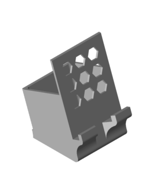 Phone stand with pen holder old