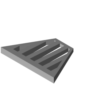 grid front FDM  repaired  stl