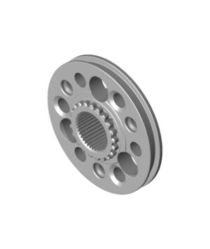 Pulley arm scan mesh stl