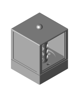 Spinning Lithophane Cube stl