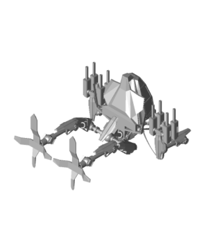 Armored Heavy Combat Bot EP TRON stl