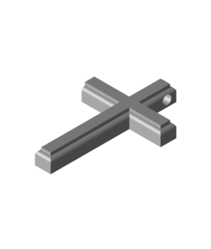 Cross Pendent V  stl