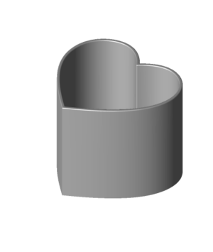 Heart Shaped Planter Mold