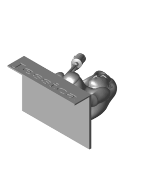 Jessica Rabbit monitor sitter     stl