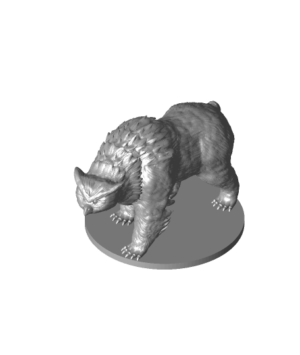 Owlbear on All Fours