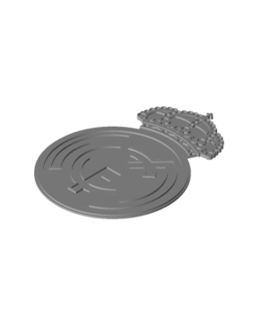 Real Madrid Coaster   mm stl