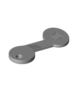 Removable shopping cart coin