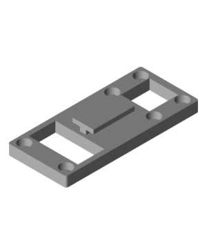 V Slot Mount For Smart Filament Sensor V stl