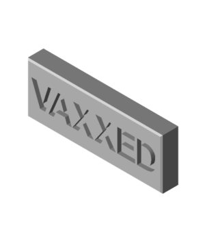 VaxxedLabel stl
