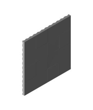 Geometric Diamond Cross Tile Panel