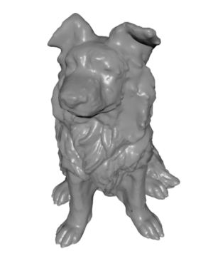 border collie FIXED stl
