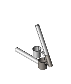 Stainless steel garlic press  Trituradora de ajo de acero inoxidable