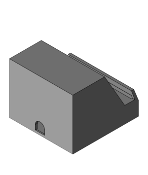 Cellphone Holder with builtin charging cable port