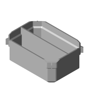 Dewalt Small Shallow TSTAK Nesting Cup Long Divider v  stl