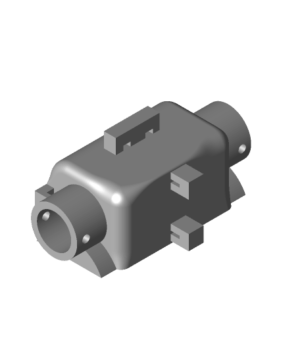 LED STAFF   Main Electronics Enclosure Electronics Cradle