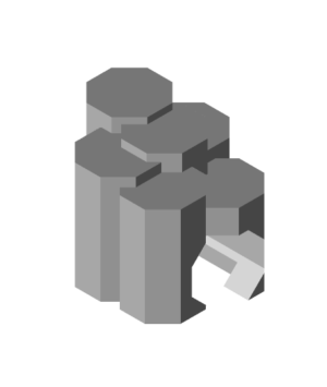 FHW  Hex cave   mm scale