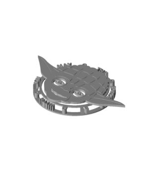 DPNSpeakerCover  Yoda V  stl