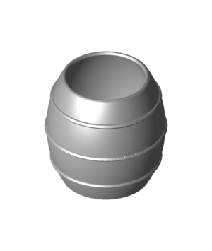 toothpick barrel stl