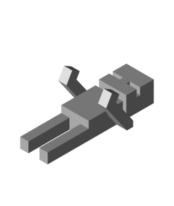 Enderman Coat Hanger Free STL – Fan Art Minecraft Wall Hook