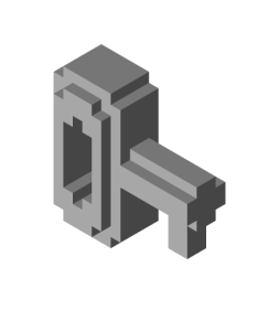 Super Mario World Key Free STL – Fan Art Pixel Key