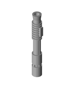 Lightsaber Hilt Free STL – Hollow Sci-Fi Saber Prop
